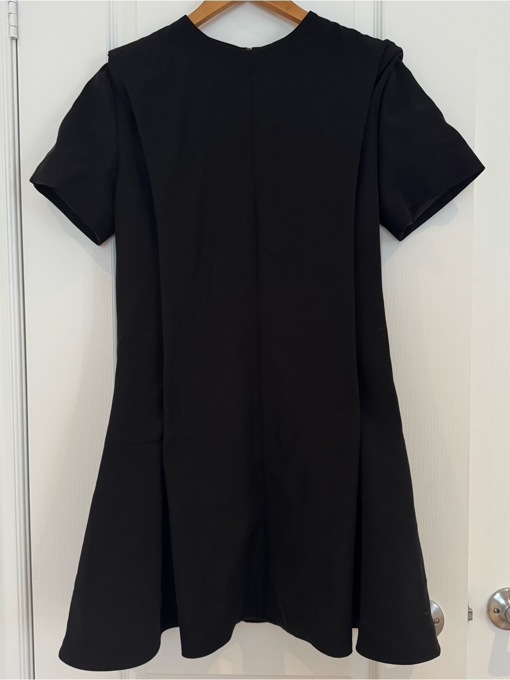 Louis Vuitton uniform Black Short-Sleeve A-Line Dress